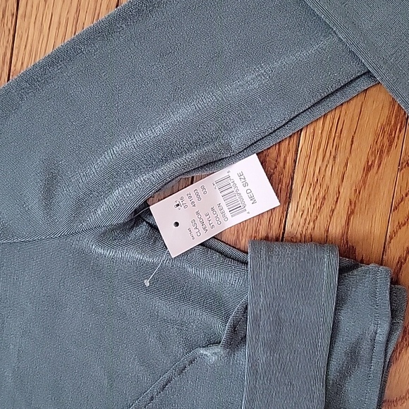NWT PacSun Teal Wrap Top - Picture 4 of 6